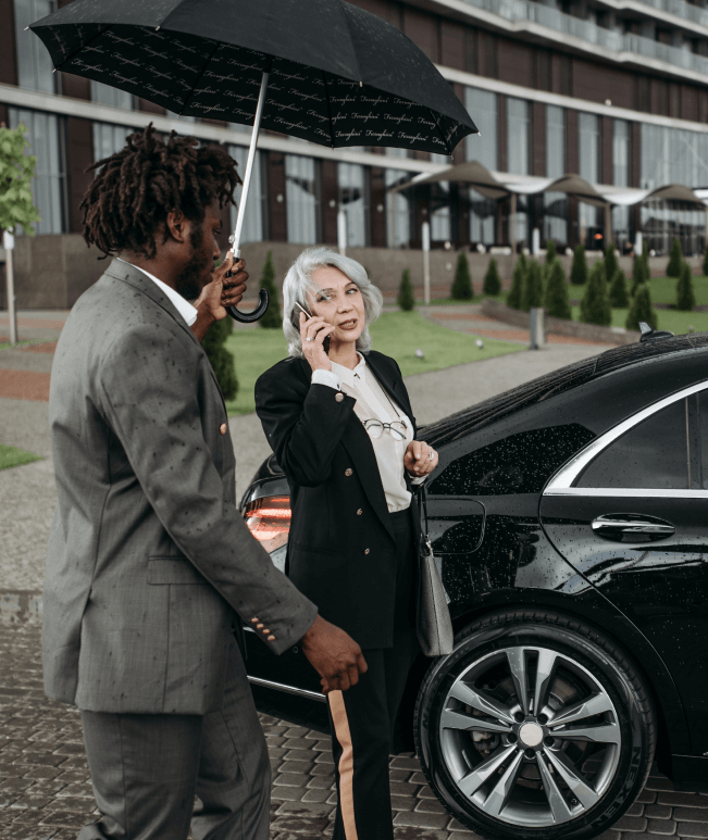 Modern SUV used for executive limousine services