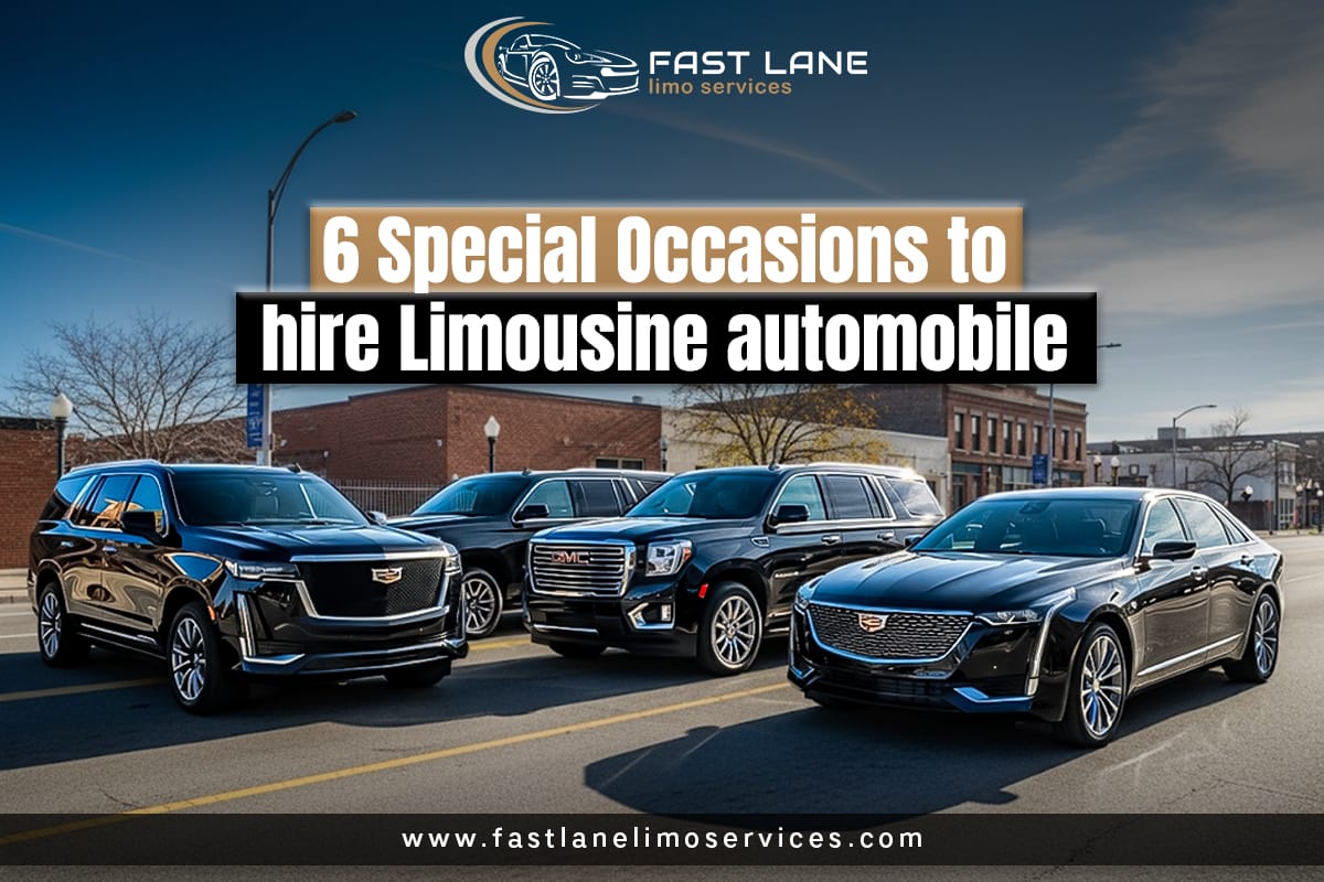 6 Special Occasions to hire Limousine automobile 1 Luxury limousine automobile for airport limo service and private rides