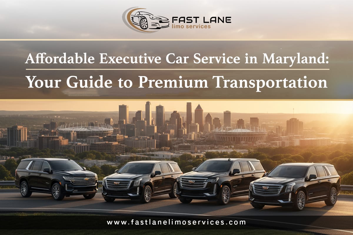Affordable Executive Car Service in Maryland | Frederick & DC Premium Transport 1 Executive car service with luxury limo service near me, airport limo service, and professional limousine rental options