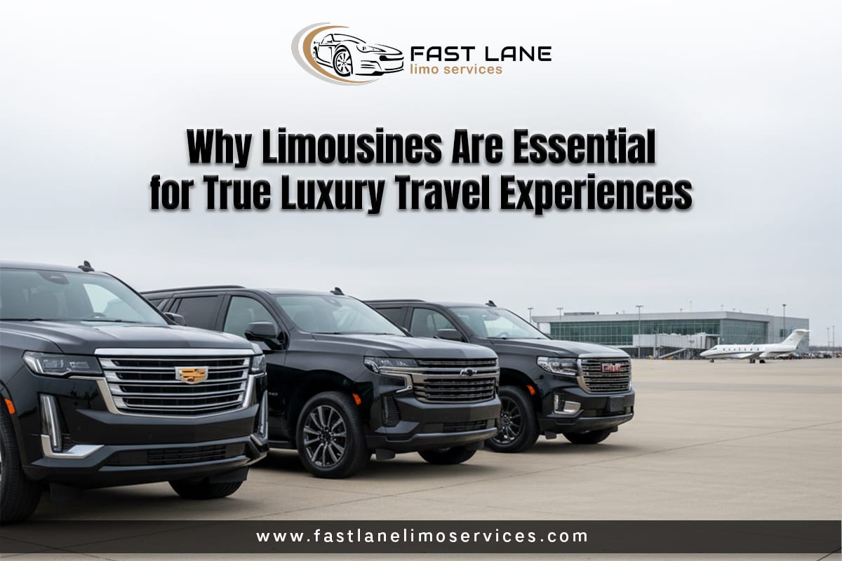 Why Limousines Are Essential for True Luxury Travel Experiences 1 Luxury travel experiences with premium limo service near me for airport transfers and special events.