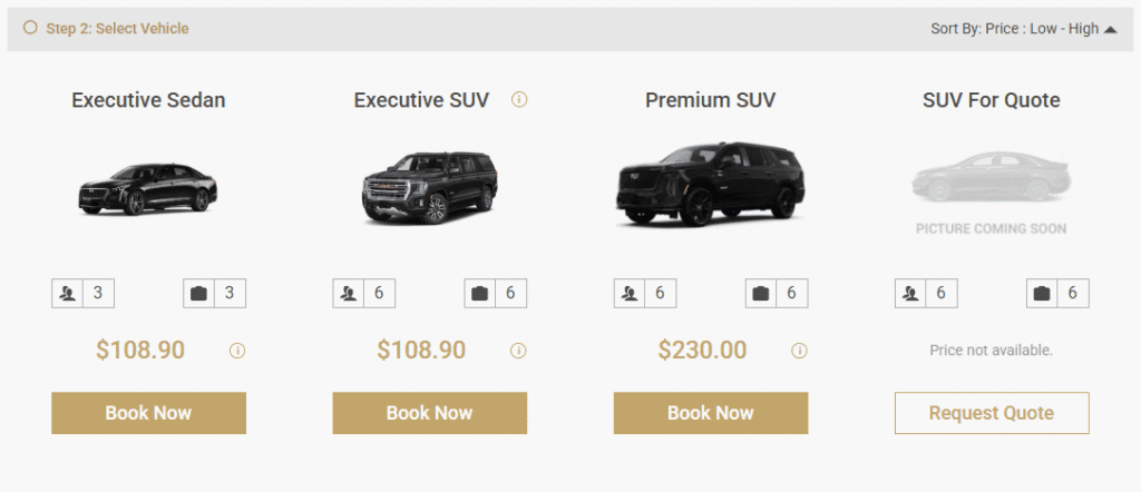 Planning an Event? Book Limousine Online for Comfort & Class 3 Screenshot 2025 11 03 144549