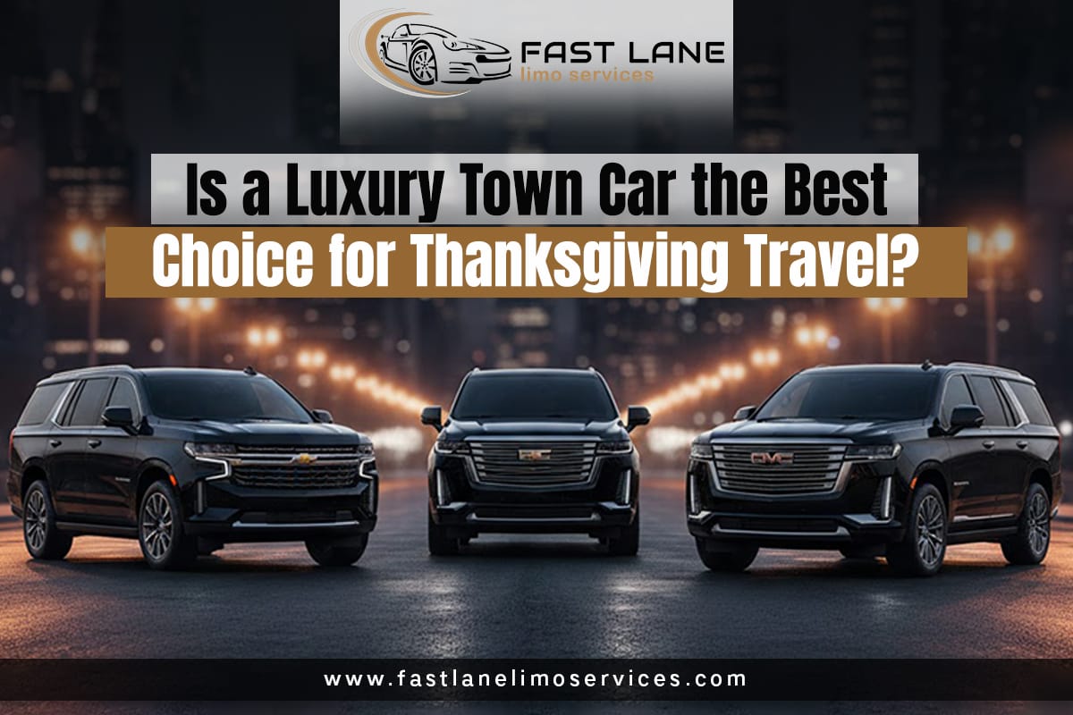 Luxury Town Car limo service near me offering premium limo rental near me and airport limo service