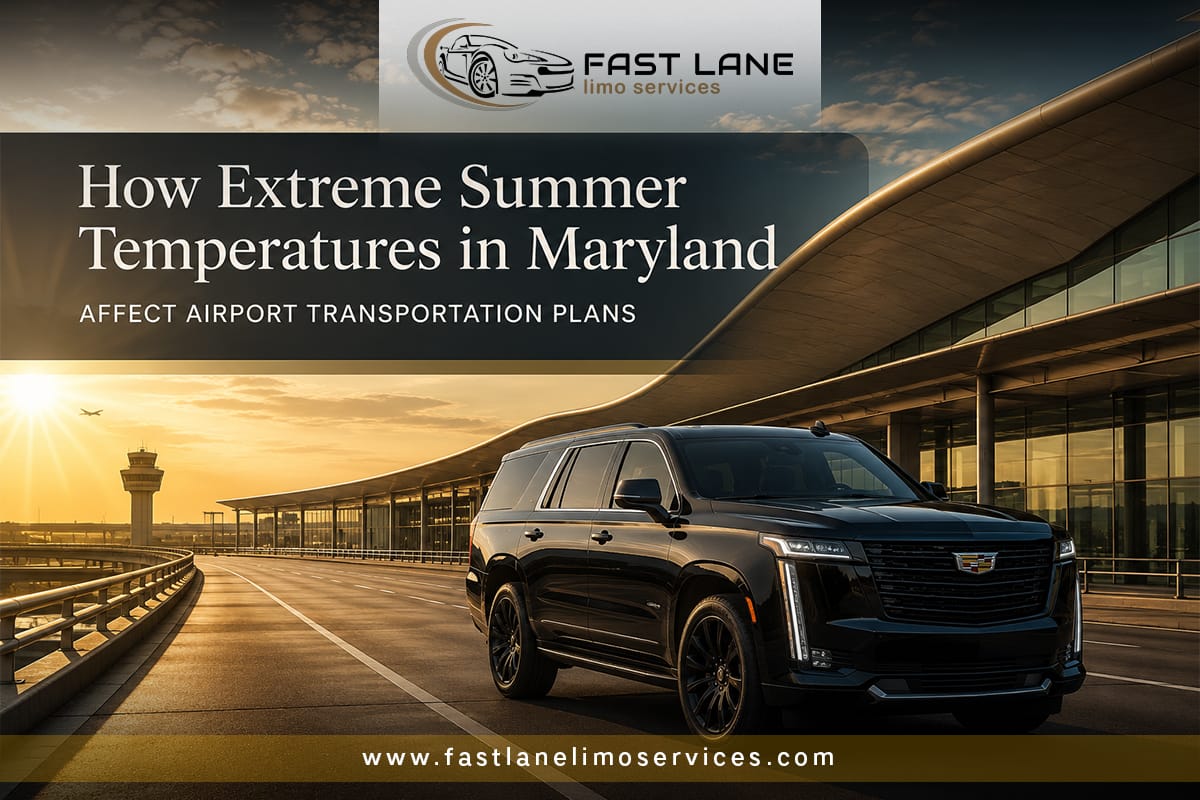 How Extreme Summer Temperatures in Maryland Affect Airport Transportation Plans 1 Maryland airport transportation