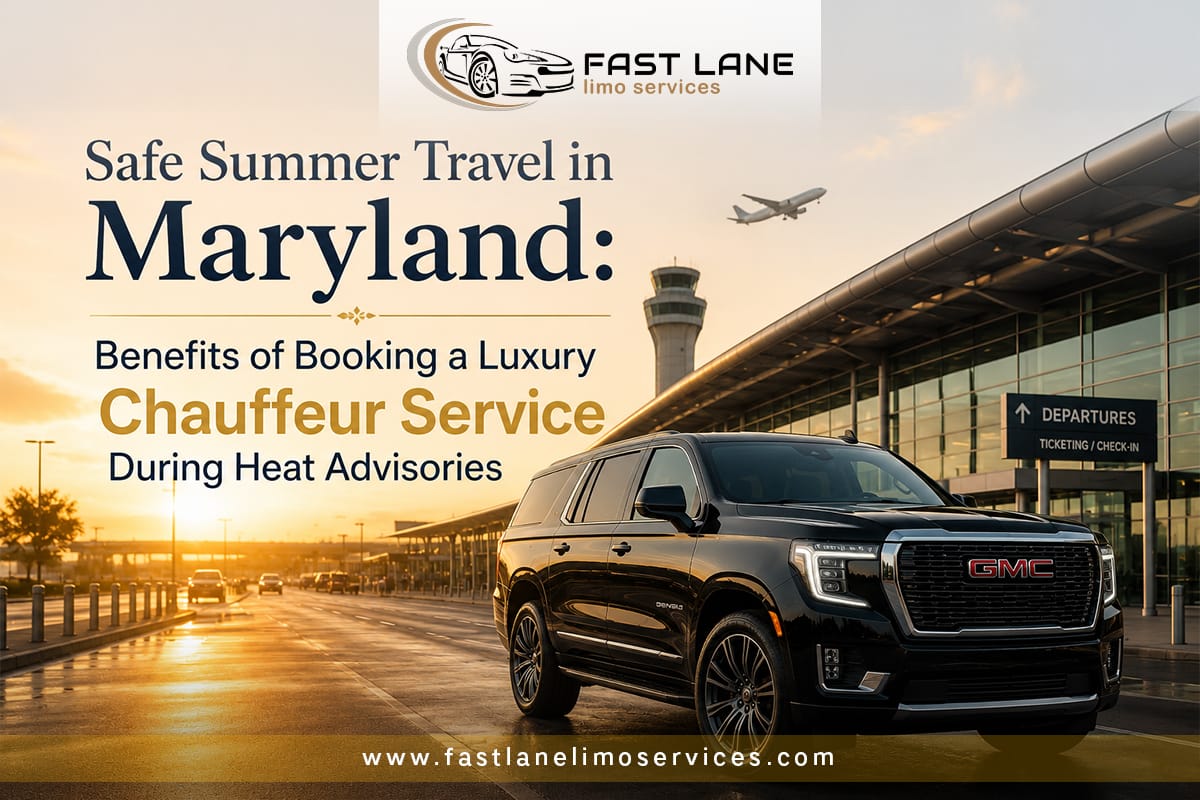 Safe Summer Travel in Maryland: Benefits of Booking a Luxury Chauffeur Service During Heat Advisories 1 Luxury Chauffeur Service Maryland