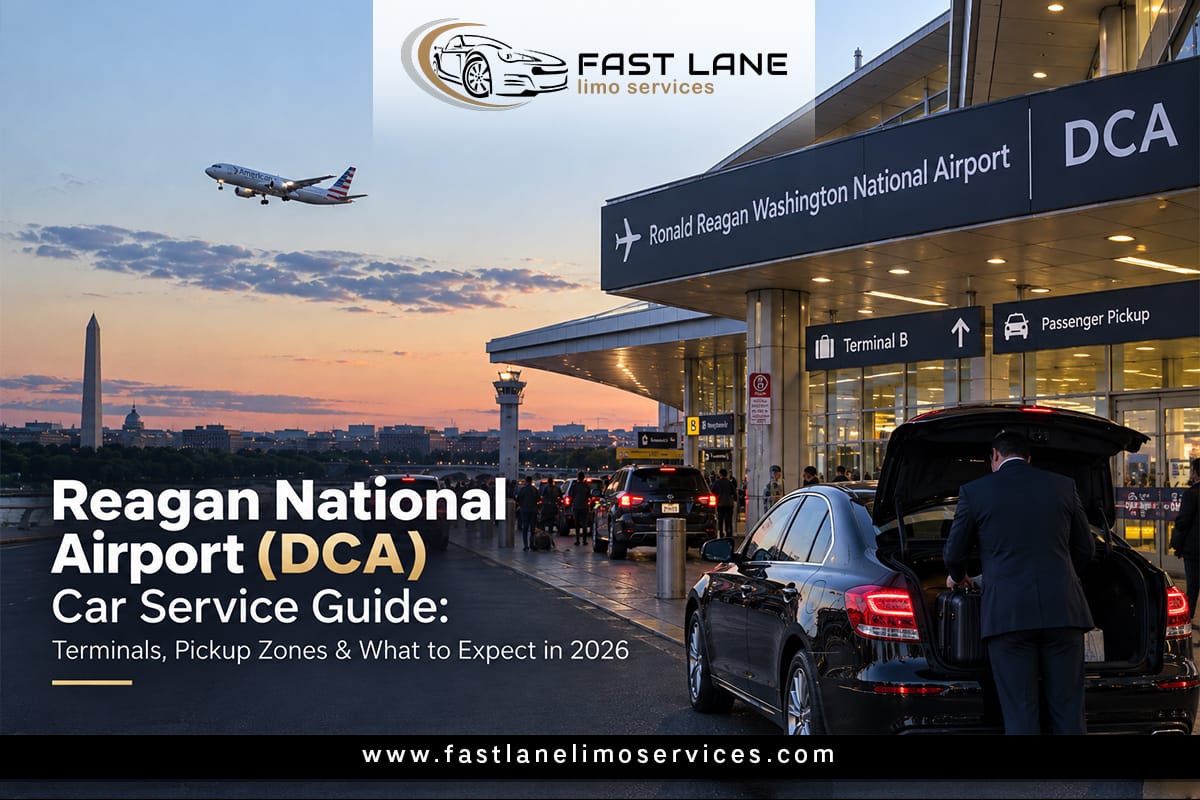 Reagan National Airport (DCA) Car Service Guide Terminals, Pickup Zones & What to Expect in 2026 | DCA airport car service